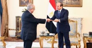 الرئيس عبد الفتاح السيسى ووزير الشئون الخارجية الجزائرية