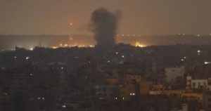 قصف إسرائيلي لمواقع في غزة