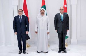 بن زايد ورئيسا وزراء مصر والأردن